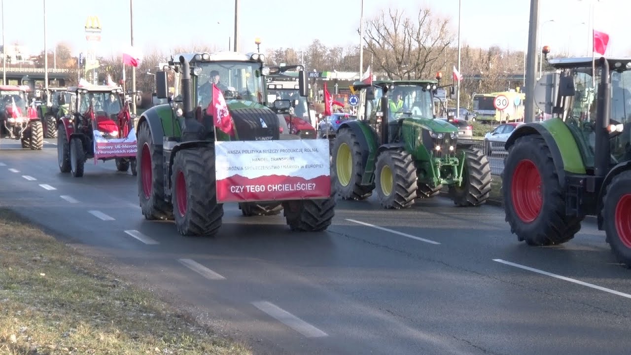 Gnieźnieńscy rolnicy przyłączyli się do protestu