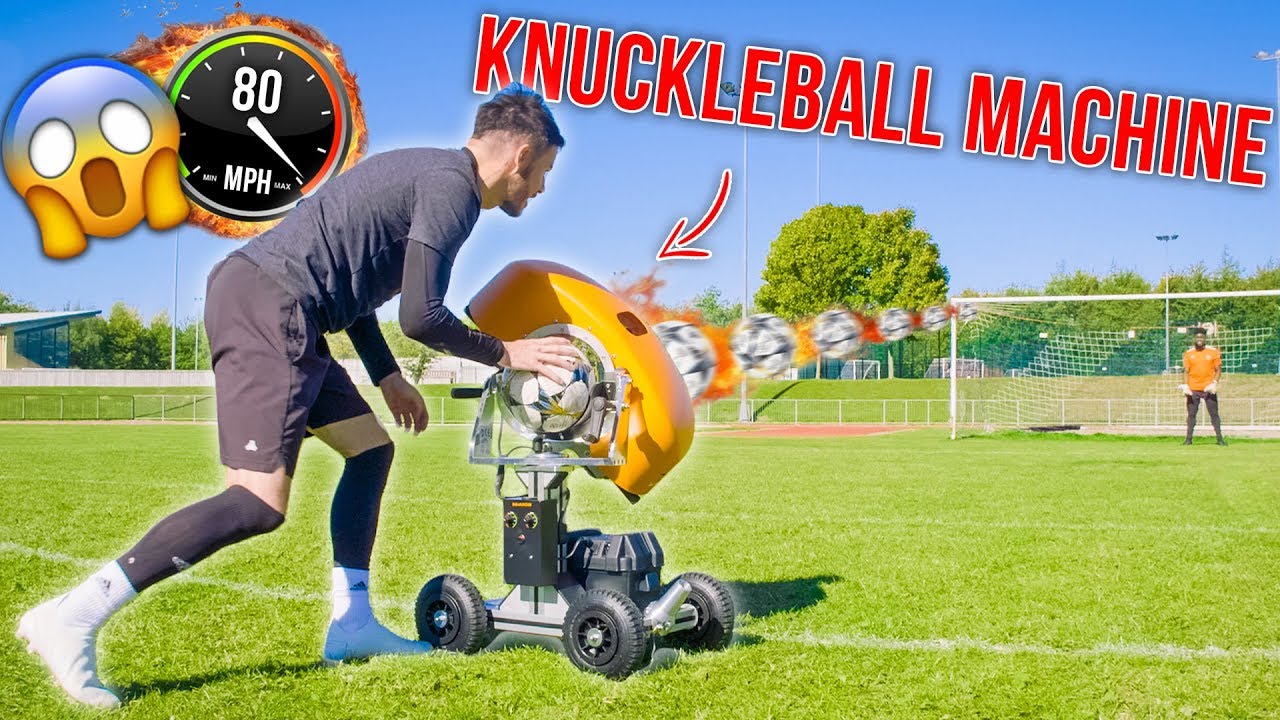INSANE BALL LAUNCHER KNUCKLEBALL GOALS!!!