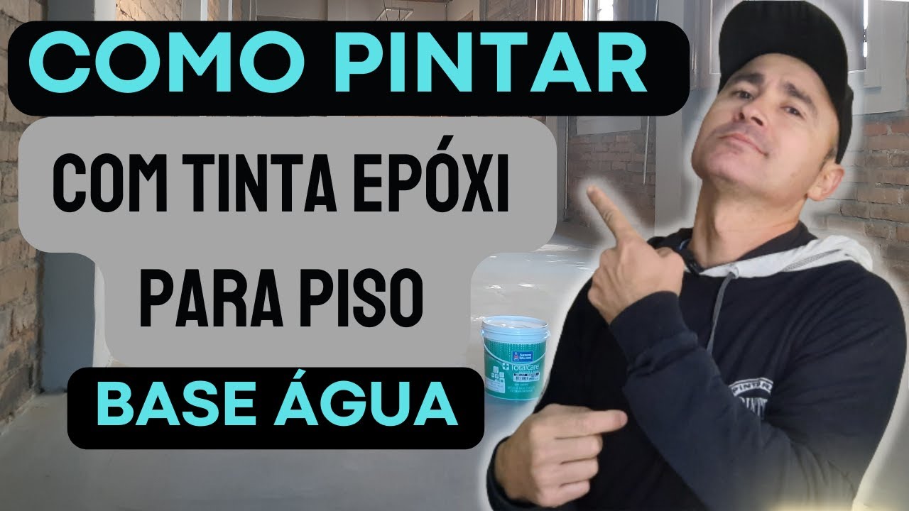 Como Pintar com Tinta Epoxi para Piso a Base água