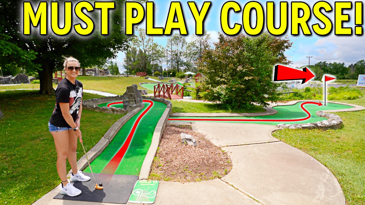 The LONGEST Mini Golf Course We've Ever Played! - It's INCREDIBLE!