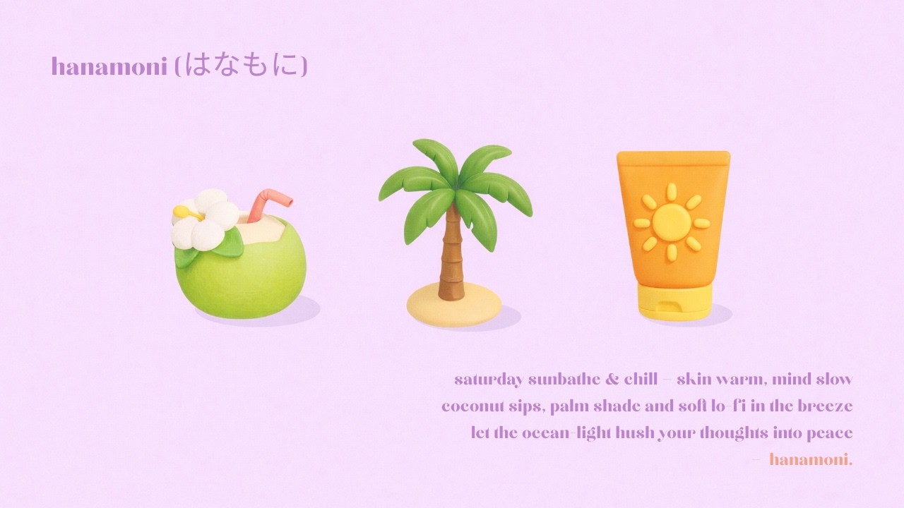 [playlist] saturday sunbathe & chill 느긋한 주말 여행 | soft lofi for beach day 🥥🌴☀️