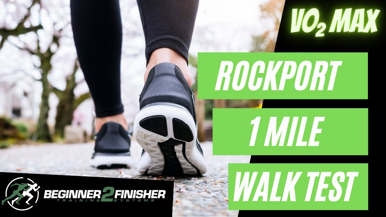 Rockport 1 Mile (1.6 km) Walk Test - Easiest Way To Test Your VO2 Max