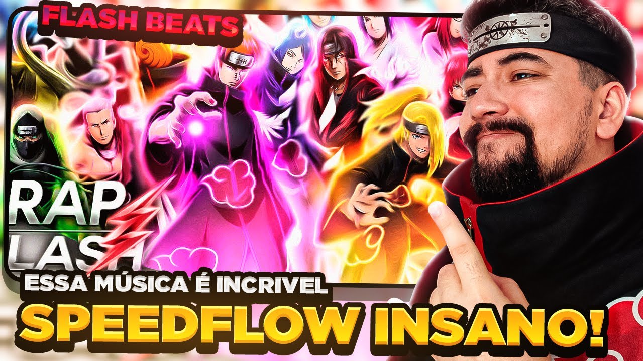 ♫ - SPEEDLORD - AKATSUKI (Naruto) | ESPECIAL 100K | Flash Beats | REACT DE NERD