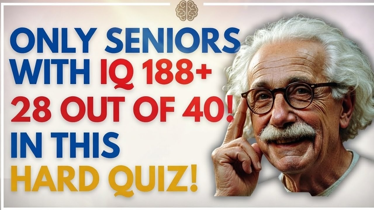 ONLY SENIORS With IQ 188+ 28 OUT OF 40! IN THIS HARD QUIZ! | Grammar expert pro | 