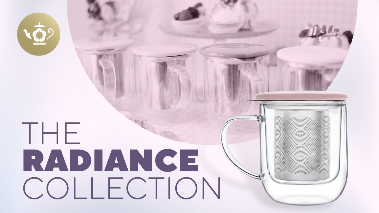 The Radiance Collection Brewing Mug with Tea Infuser by Teabloom