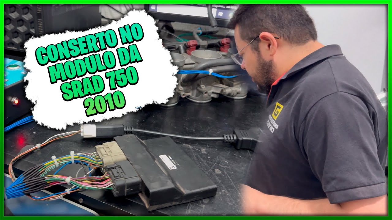 CONSERTO DO MODULO DA SRAD 750 2010!