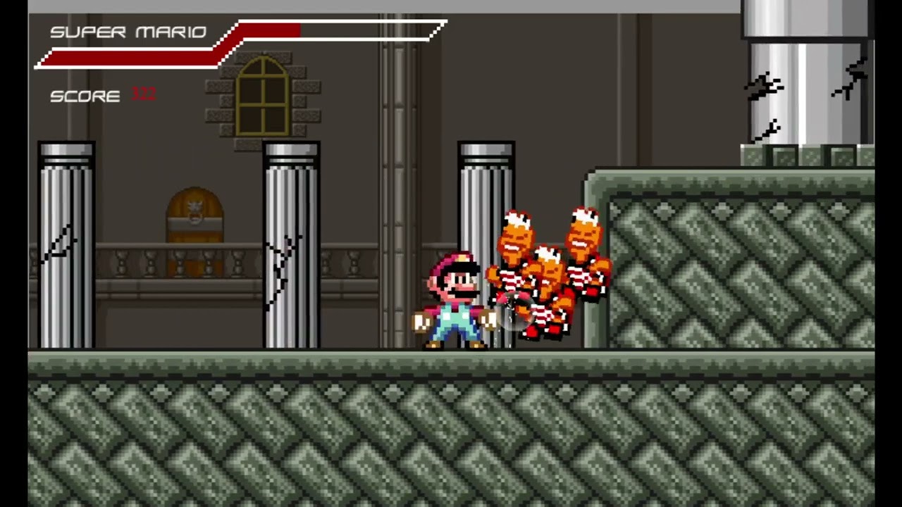 Mario Combat - Playthrough (Full Flash Game)
