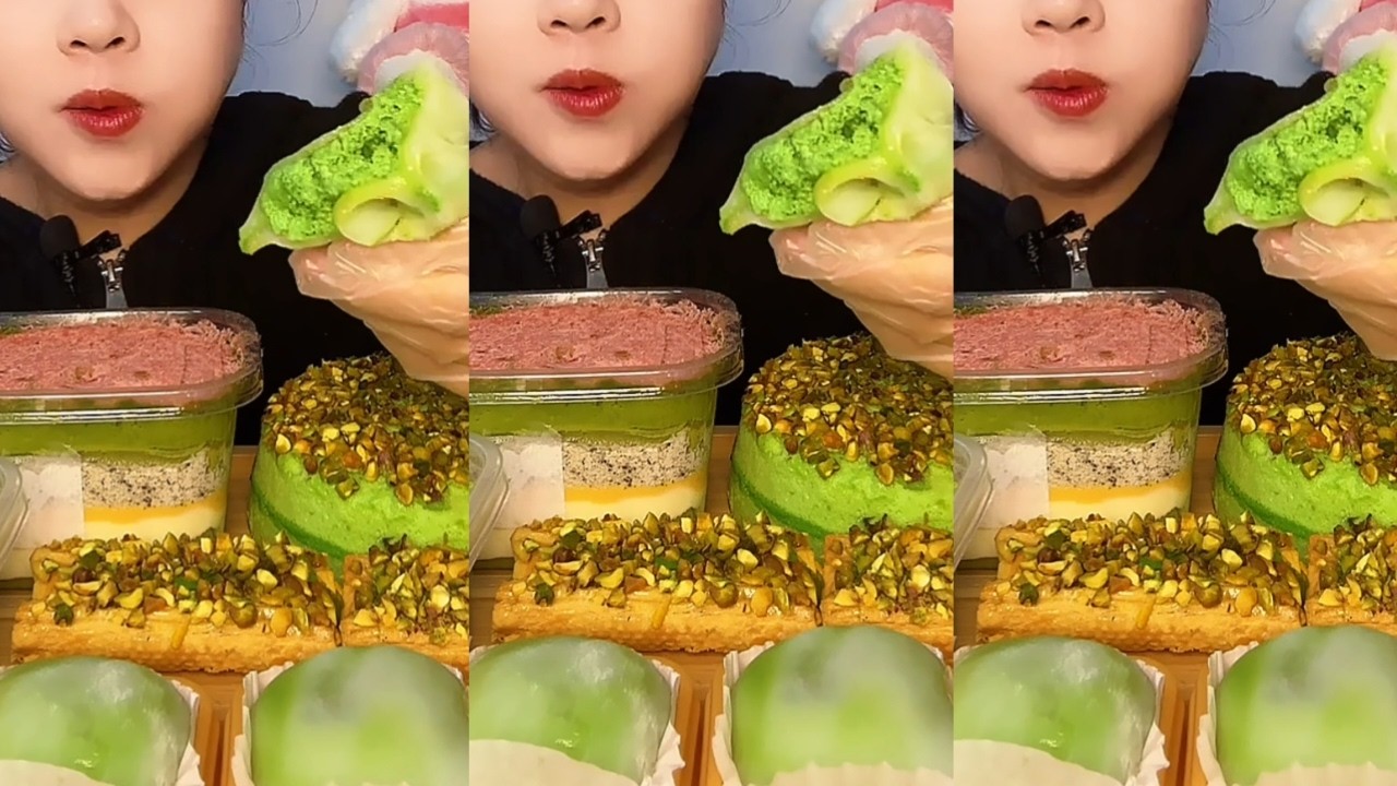 Chinese Cake Mukbang Sweet & Fluffy Treat!
