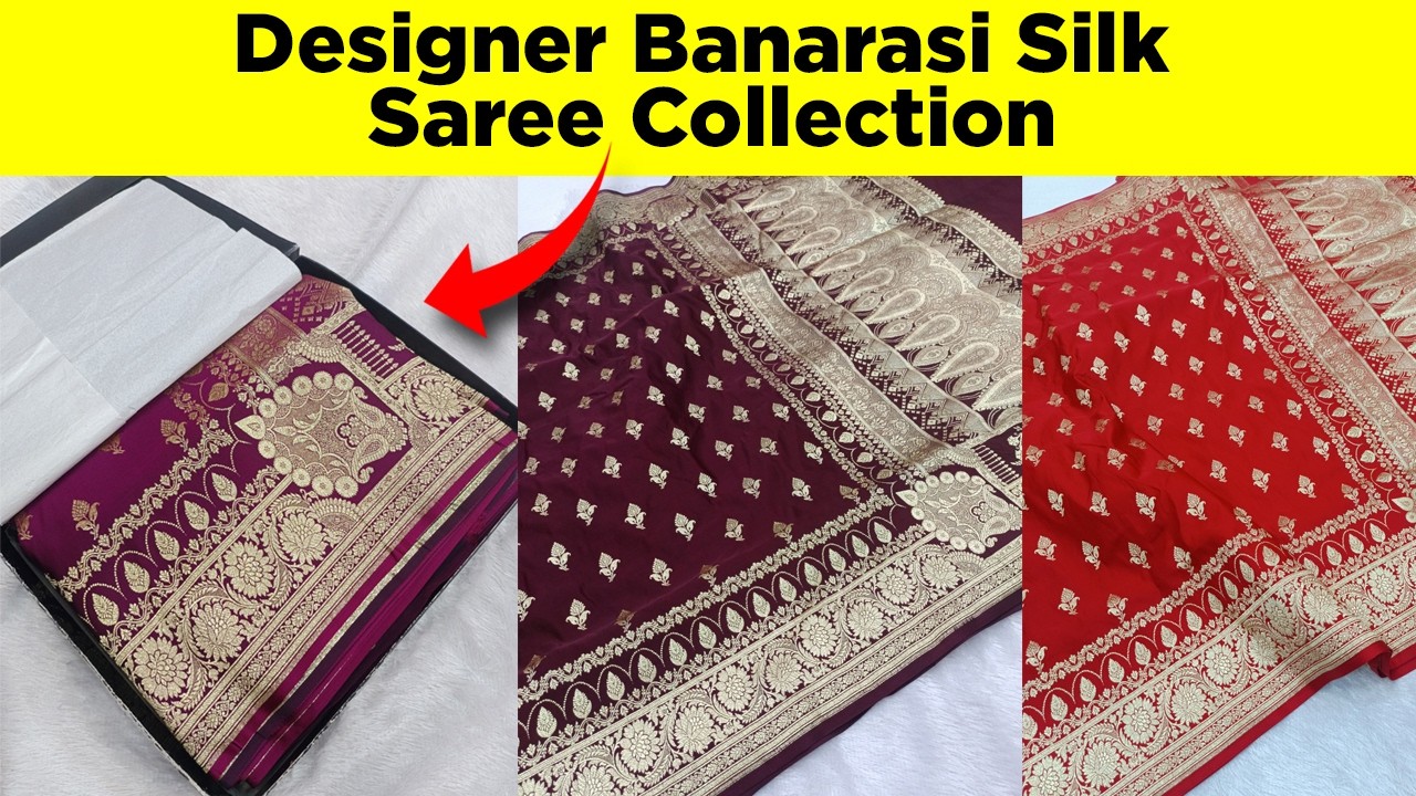 banarasi saree - different types of banarasi sarees with price | banarasi silk sarees #sarees