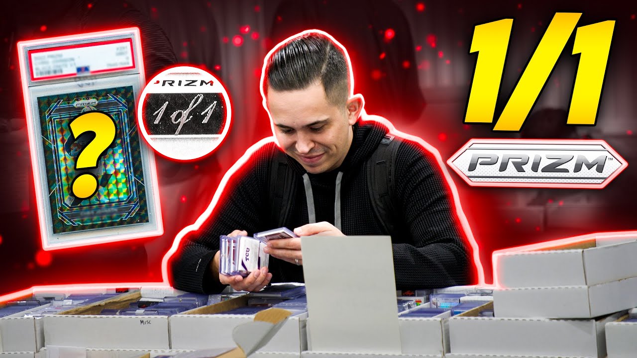 Buying a PRIZM BLACK FINITE 1/1 At a Card Show 😱