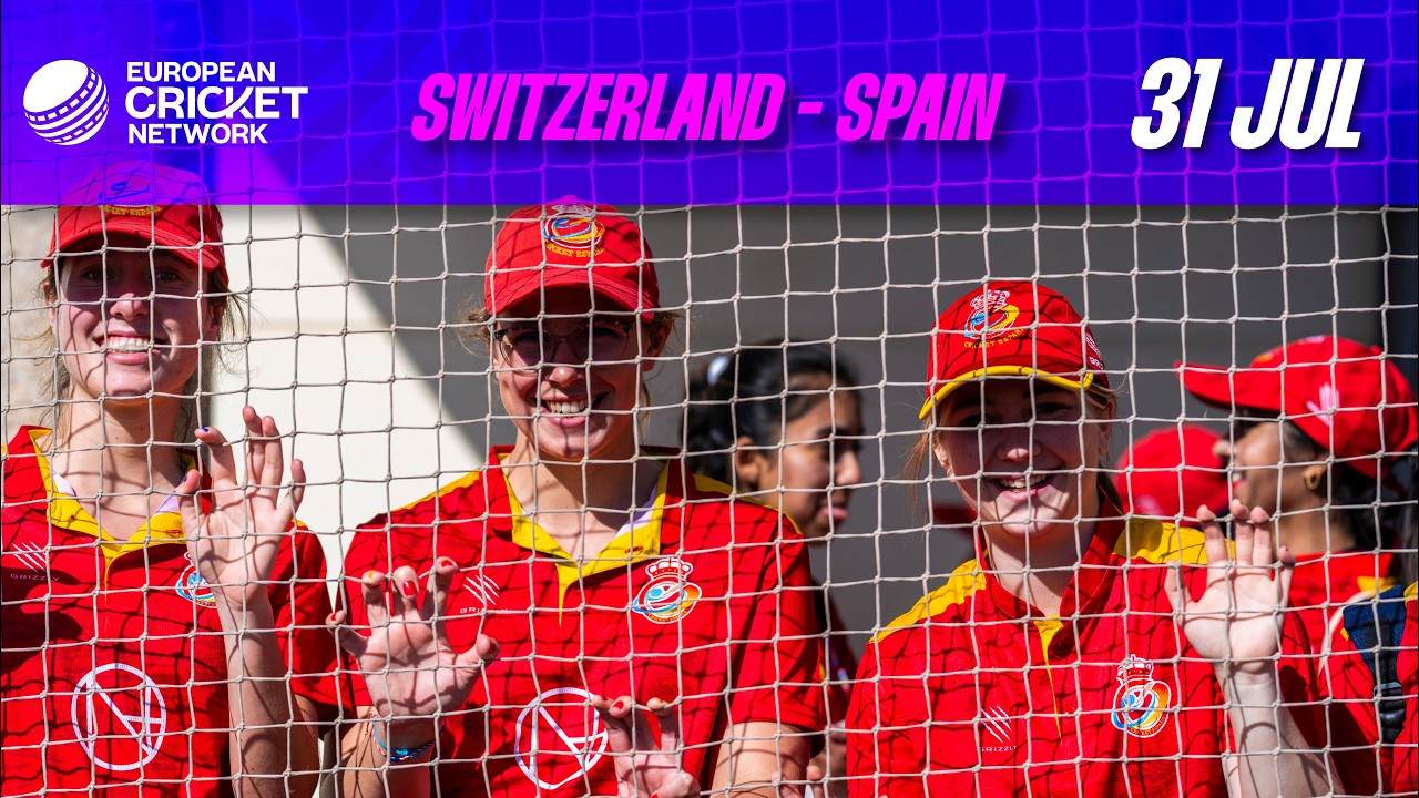 🔴 ECN Switzerland - Spain T20IW | Zurich | 31 July 2026 | T20I Live Cricket