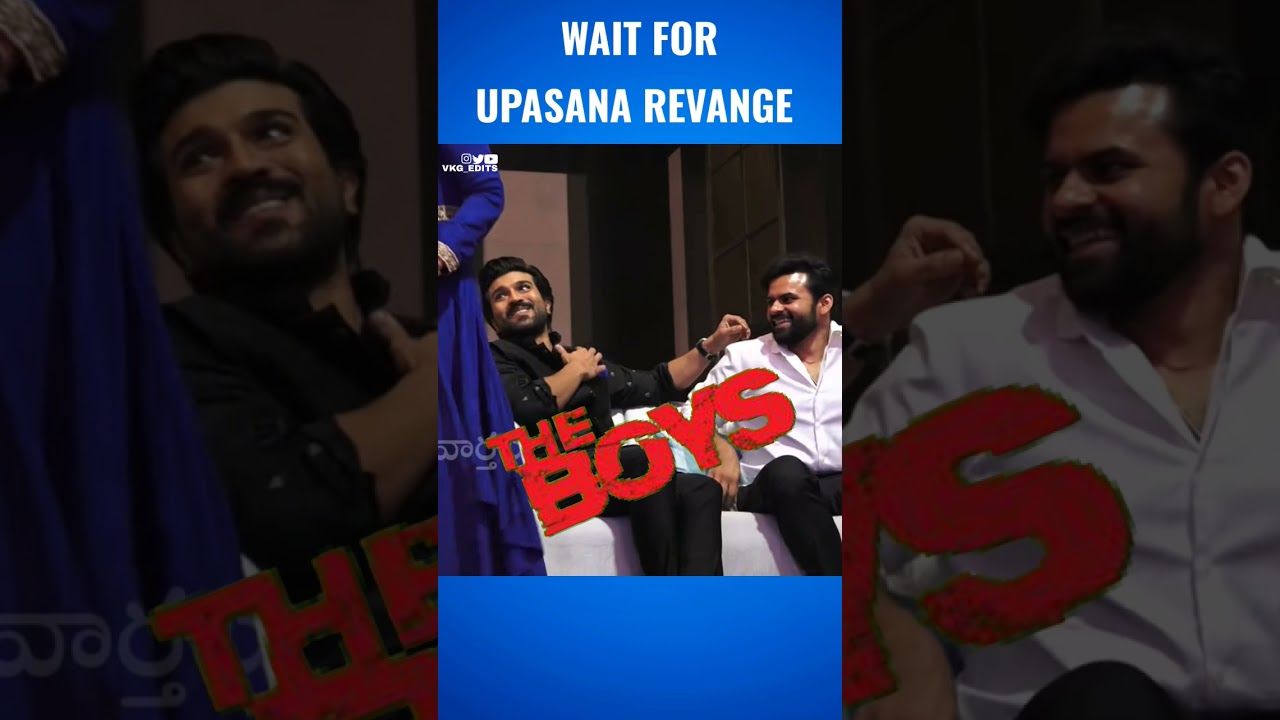 Upasana Revenge on Ram Charan 😂| Ram Charan the boys meme💥 