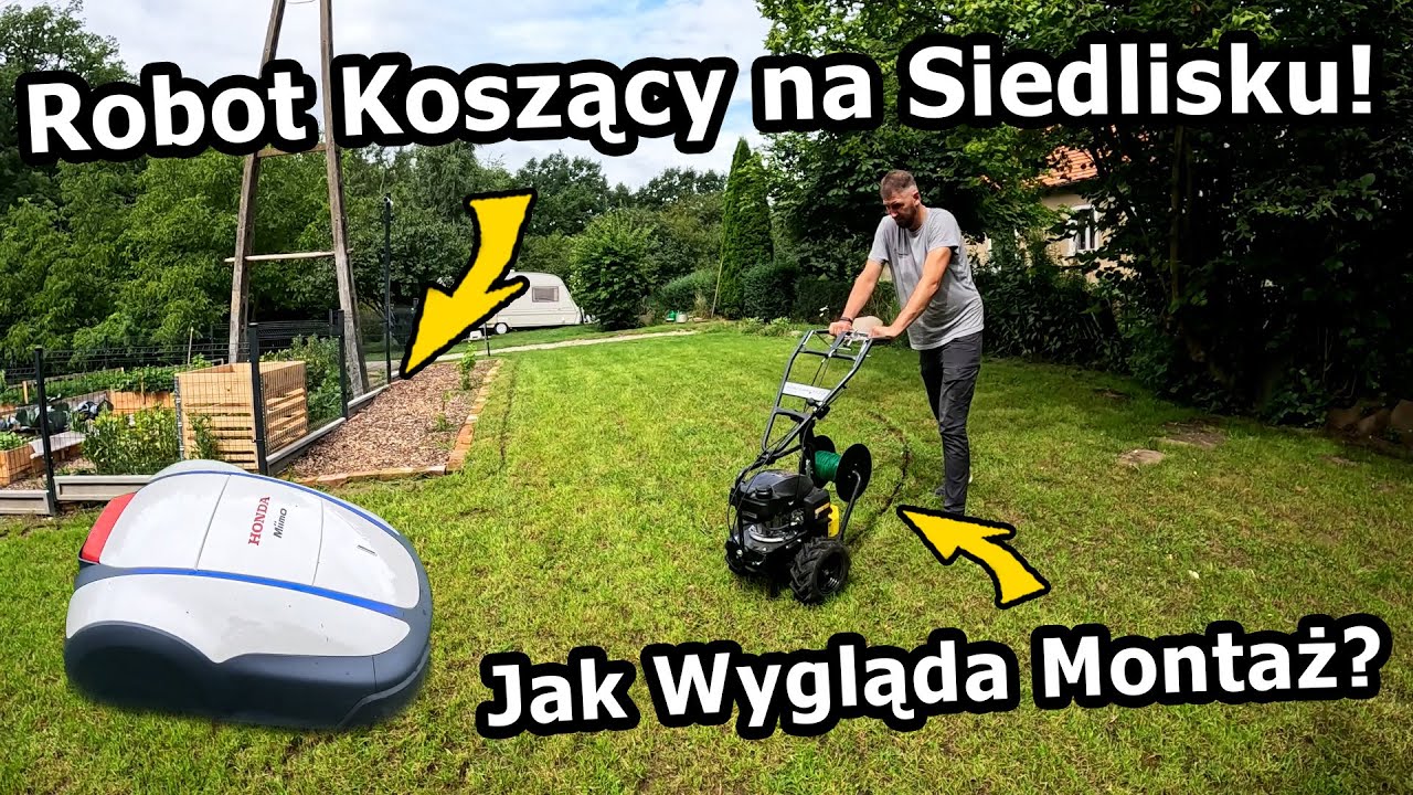 Jak zainstalować Robota Koszącego na Dużej Działce? - Montujemy Honda Miimo HRM 4000 Live (#1079)