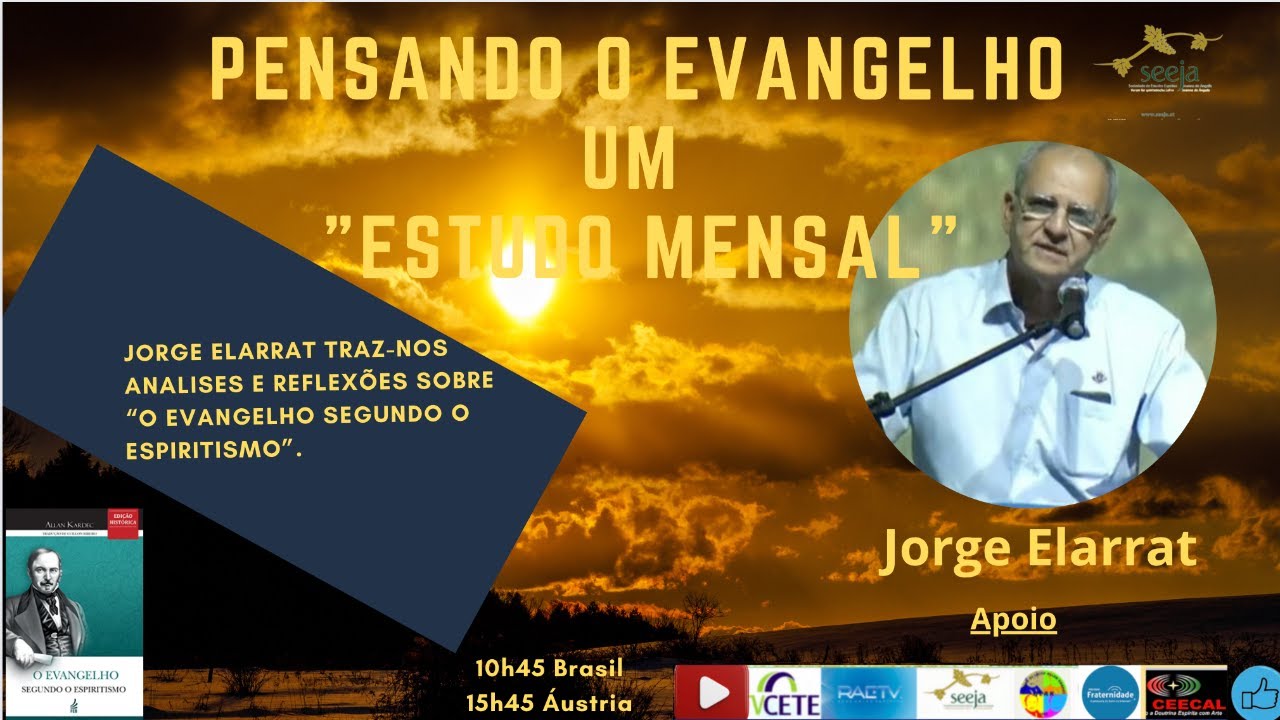 [🔴 Ao Vivo] JORGE ELARRAT - #CAP: XXIII – ESTRANHA MORAL – ESTUDO 