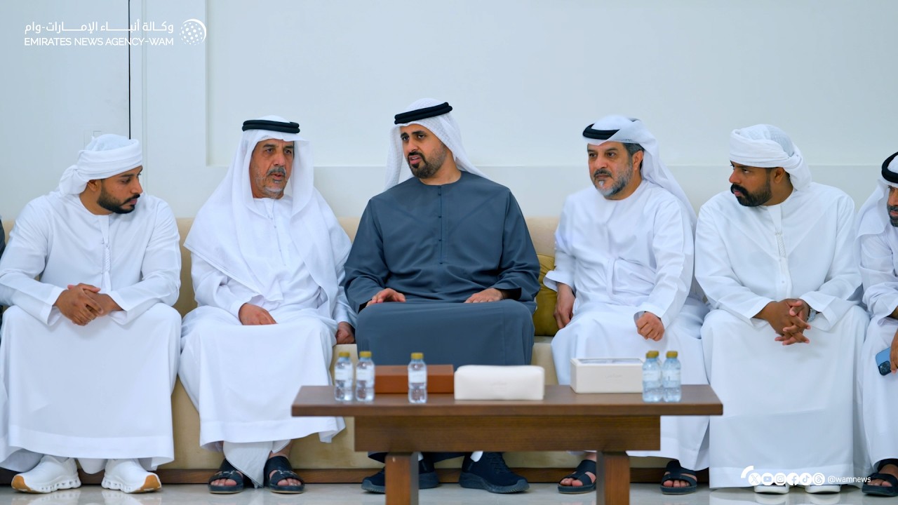 ذياب بن محمد بن زايد يقدم واجب العزاء في شهيد الوطن والواجب سعيد راشد البلوشي