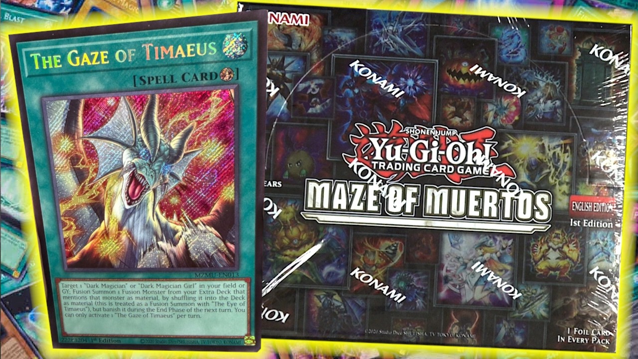 НЕВЕРОЯТНАЯ УДАЧА! 💀 Распаковка коробки Yu-Gi-Oh! Maze of Muertos | Новые карты поддержки Bonz и ...