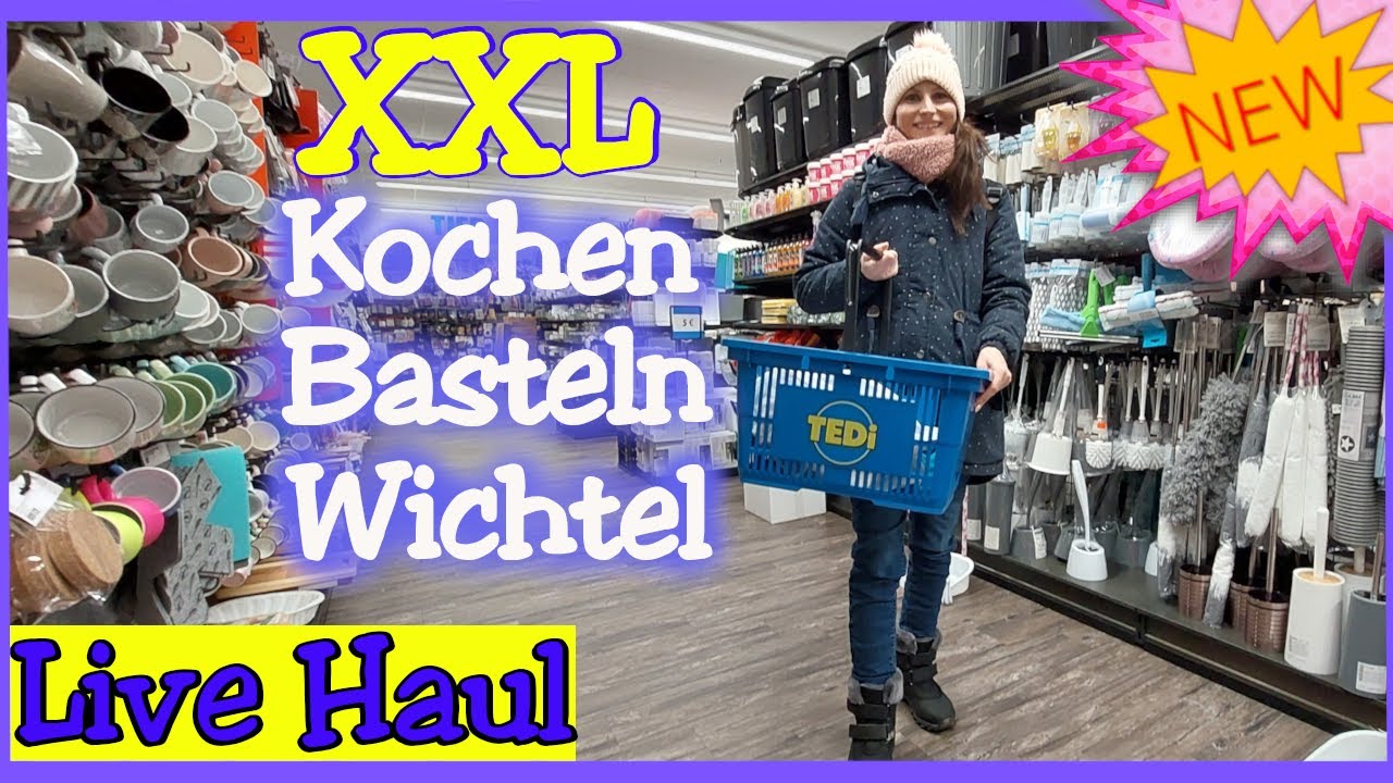 Kochen| Tedi Live Shopping Neuheiten| Bastelsachen| Wichtel