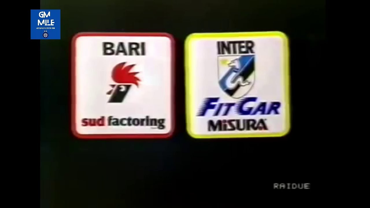 1990-91 (11^ - 02-12-1990) Bari-INTER 1-1 [Maccoppi,Serena] Servizio DomenicaSprint Rai2