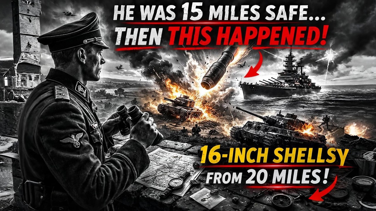 How HMS Rodney’s 16-Inch Guns Obliterated Hitler’s 12th SS | Battle of Caen 1944