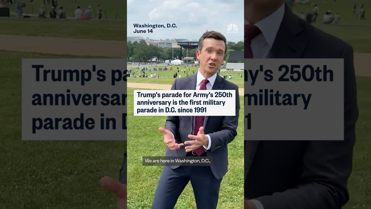 Trump's parade for Army's 250th anniversary is the first military parade in D.C. since 1991