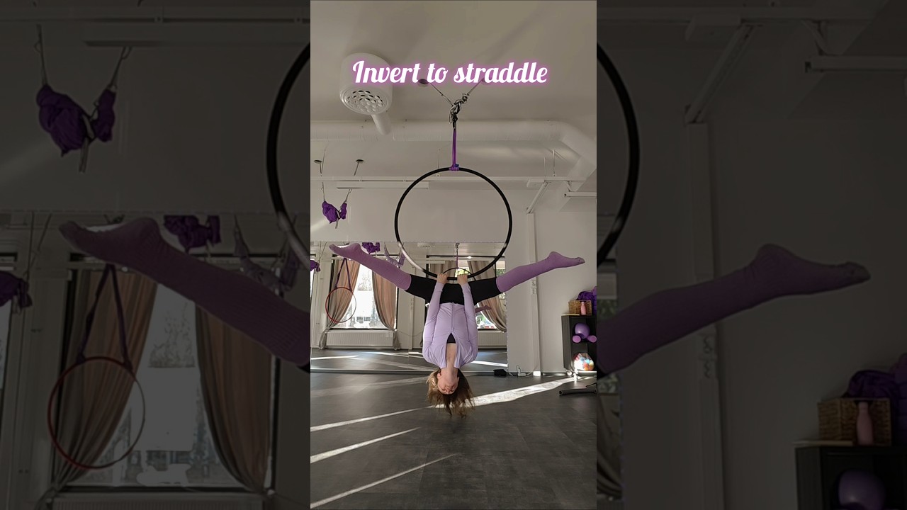 Aerial hoop beginner flow 