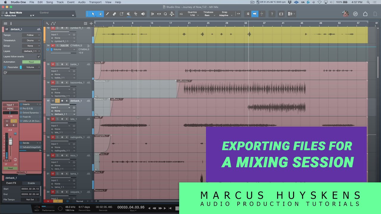 How to Export Your Files for Mixing - A Few Things to Consider