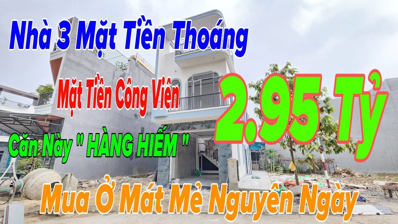 (1054) HÀNG HIẾM Căn Góc 2 Mặt Tiền Công Viên, Ở Nhà Này Luôn Thoáng Mát