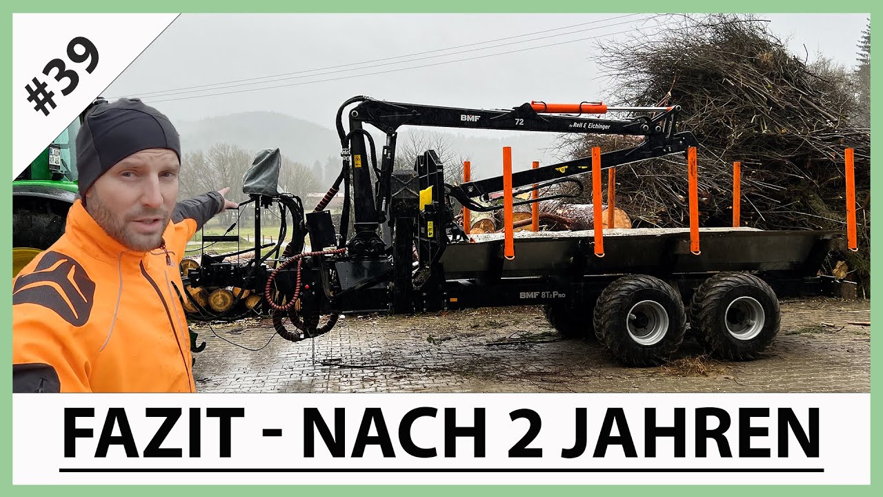 VLOG#39: BMF 8T2-615 Rückewagen - Fazit nach 2 Jahren