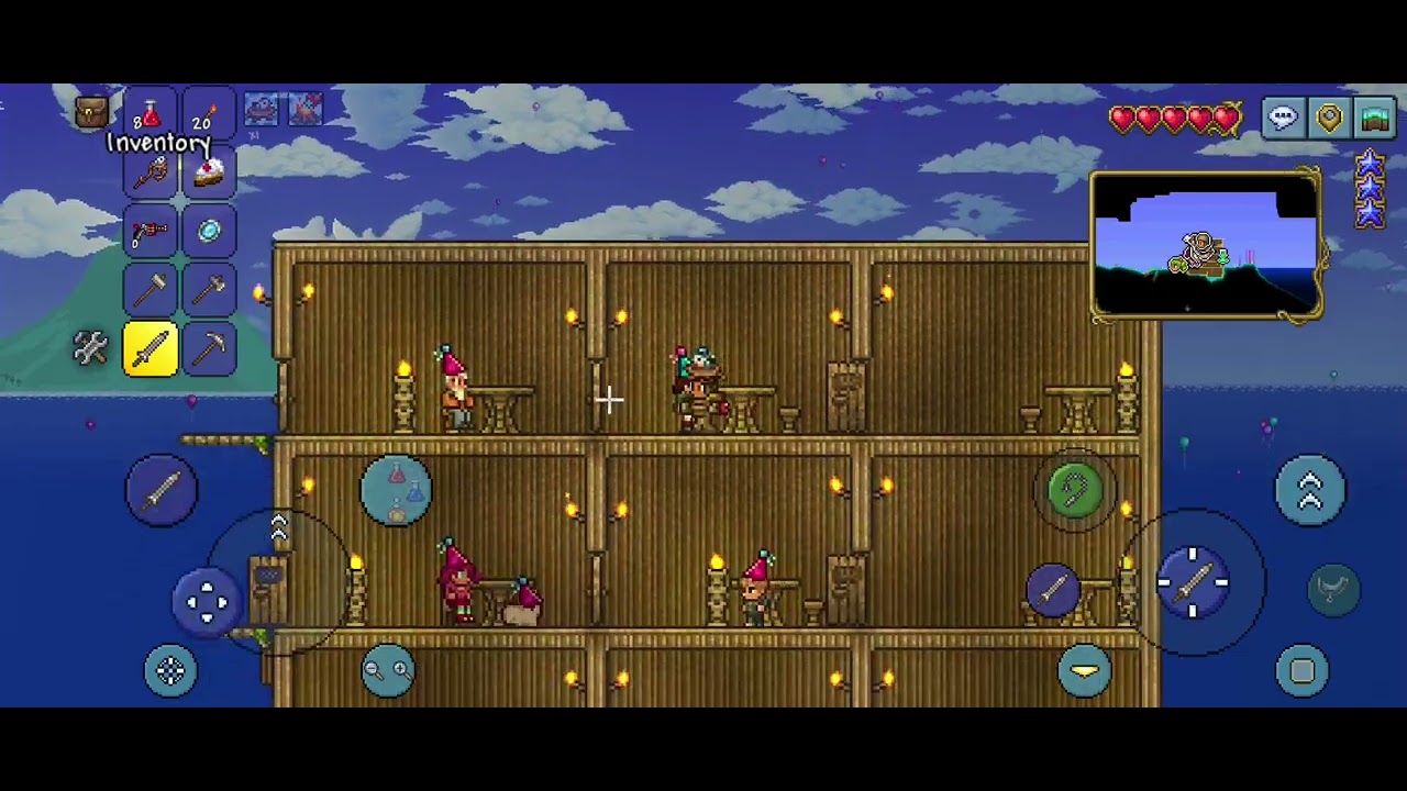 TERRARIA Part 3| TRYING EXPLORE MAP AND TREASURE IN JURNEY MODE | PURE GAMEPLAY ( NO COMMENTARY)