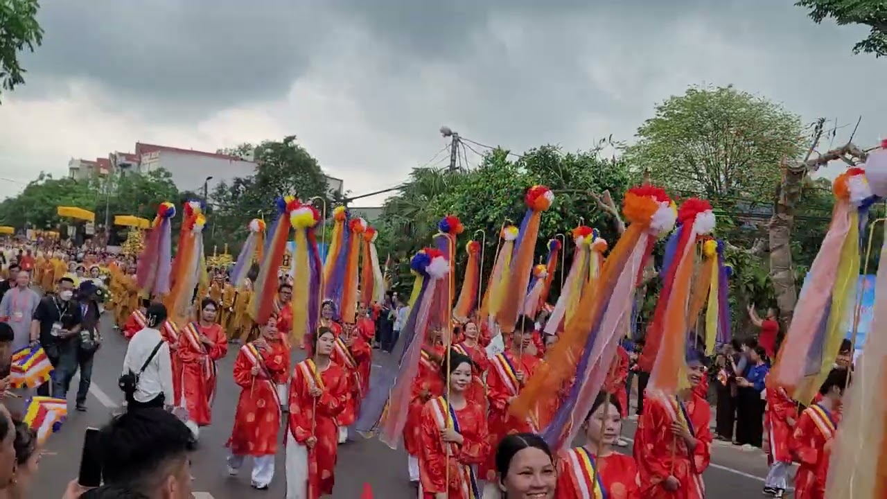 Cung Nghinh Xá Lợi Phật về Chùa Phúc Sơn Tân Yên 23-5-2025