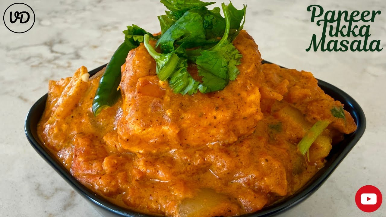  Paneer Tikka Masala Recipe | Restaurant Style Paneer Tikka Masala