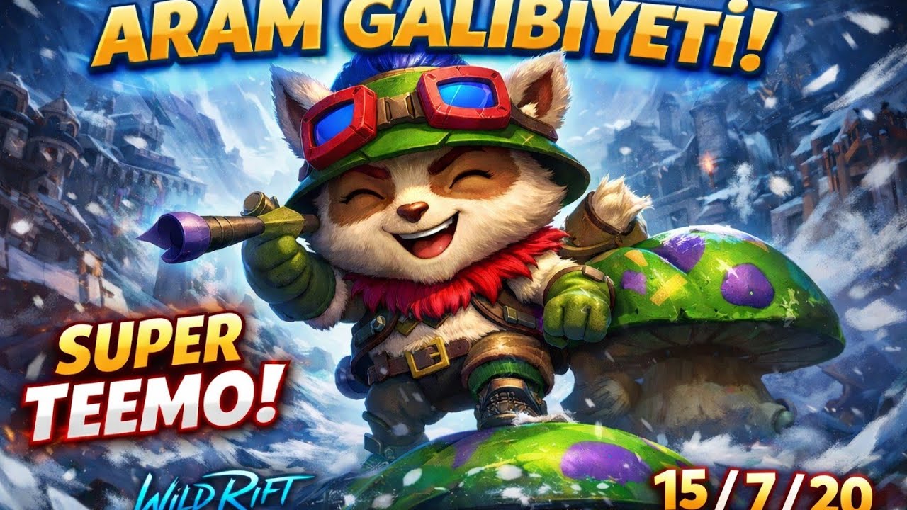 💀 Teemo ile Fizz’i Ezdim! | I Crushed Fizz with Teemo! #teemo  #wildrift  #leagueoflegends