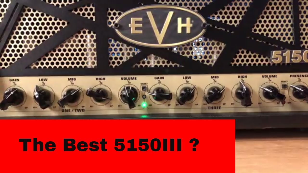 The Best EVH 5150III??  EL34 50W Demo Play Through