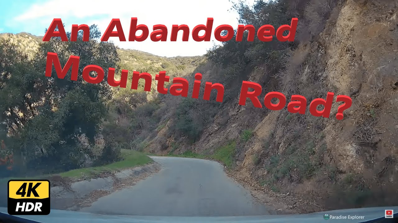 N San Dimas Canyon Rd is like an abandoned mountain road to nowhere in the San Gabriel Mountains.