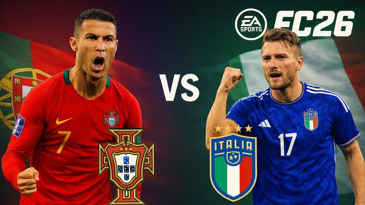 FC26 | Portugal vs Italie / gameplay 4k