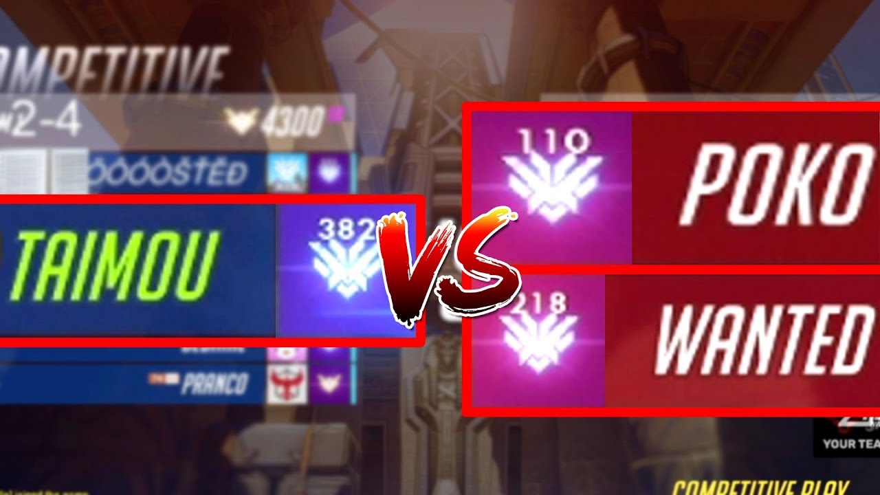 TAIMOU MCCREE VS WANTED MCCREE AND POKO REIN! [ OVERWATCH SEASON 20 TOP 500 ]