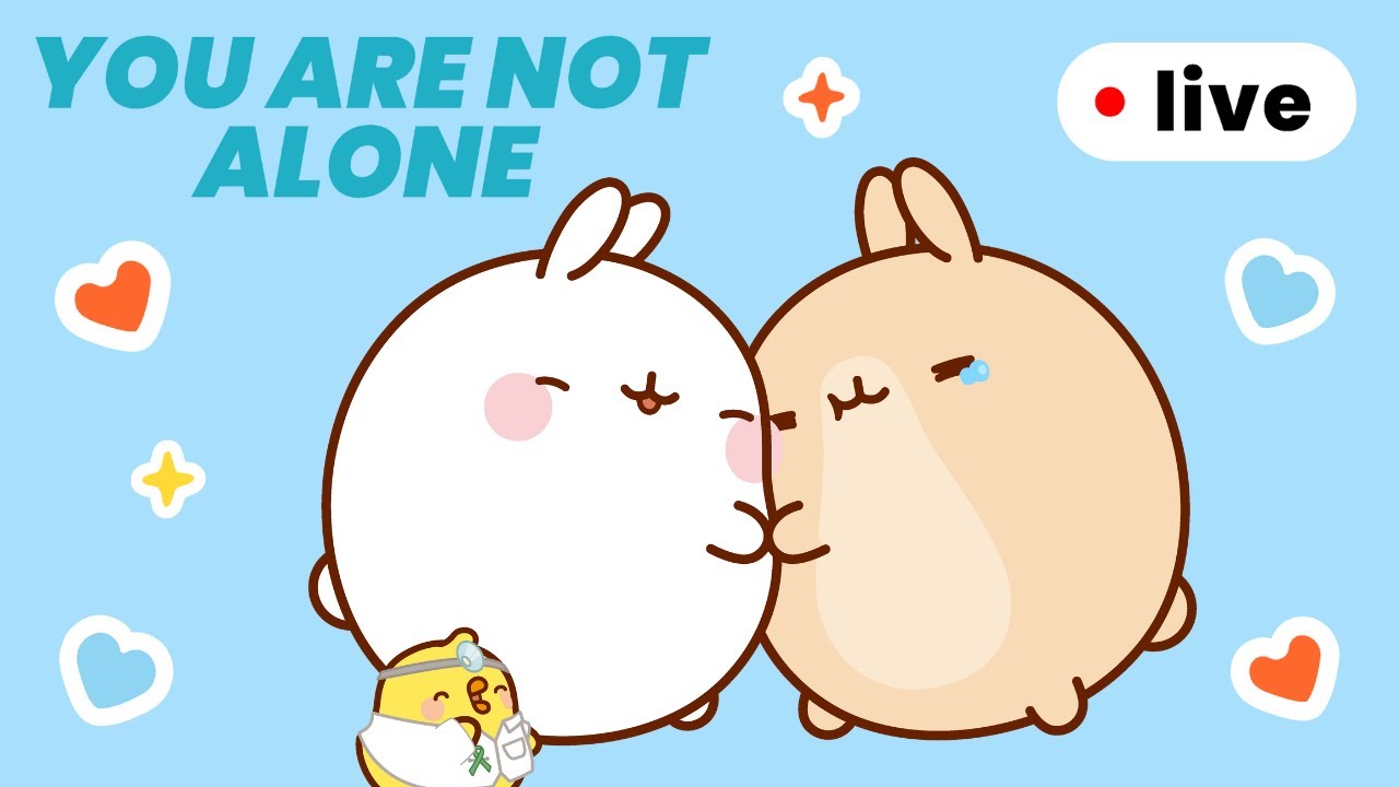 Take Care of Your Mental Health with Molang 💙 | Live For Kids 🔴