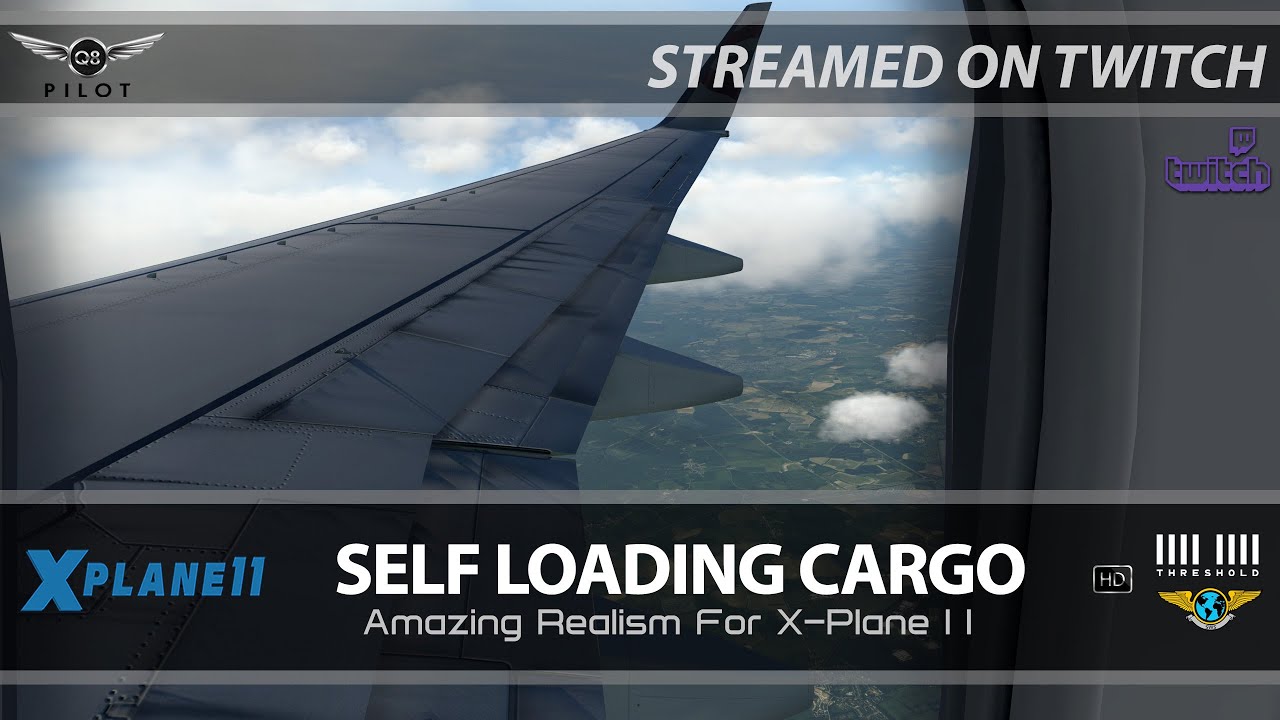 X-Plane 11 | Self Loading Cargo | Realistic Passenger and Crew Simulation