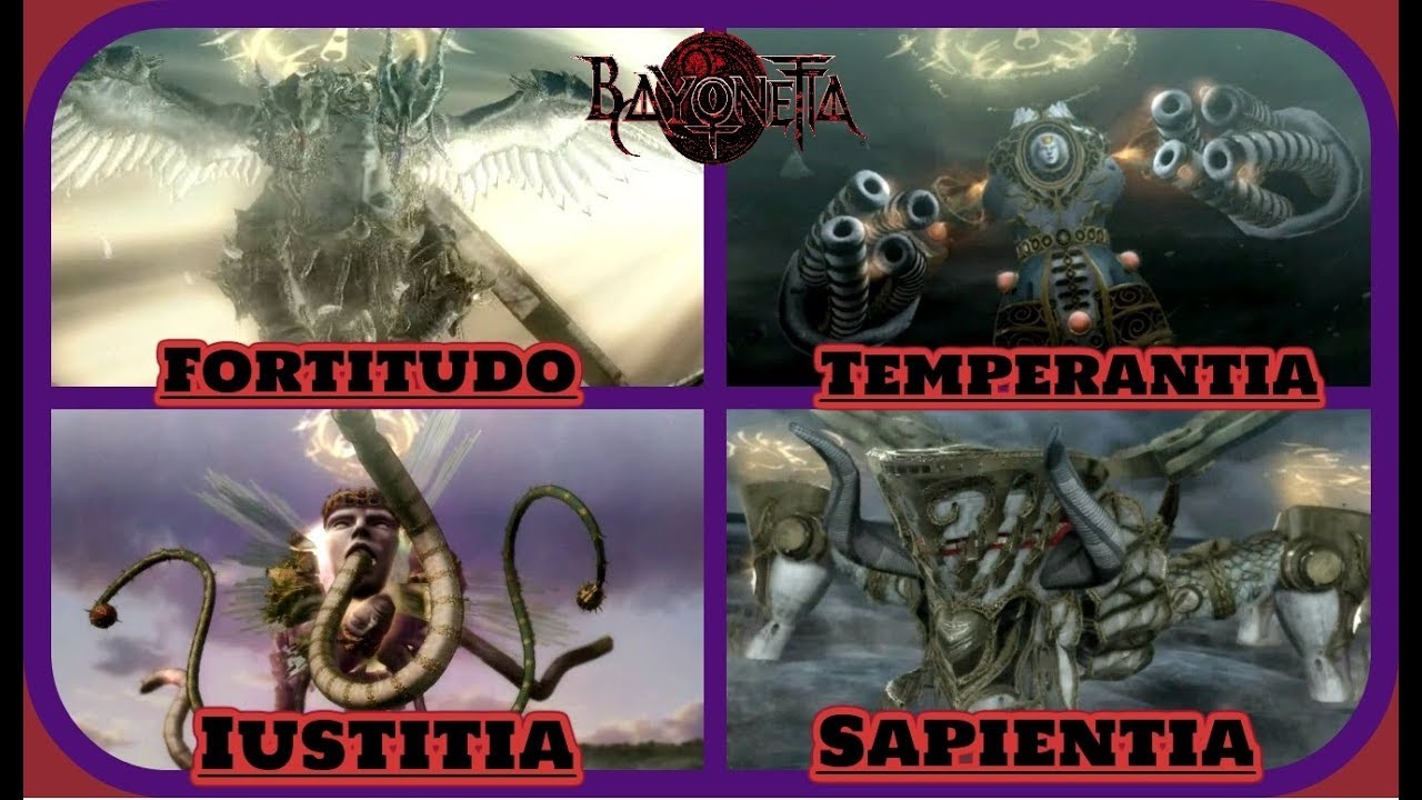 Bayonetta - All Cardinal Virtue Boss Encounters - Hard Mode - No Damage!!
