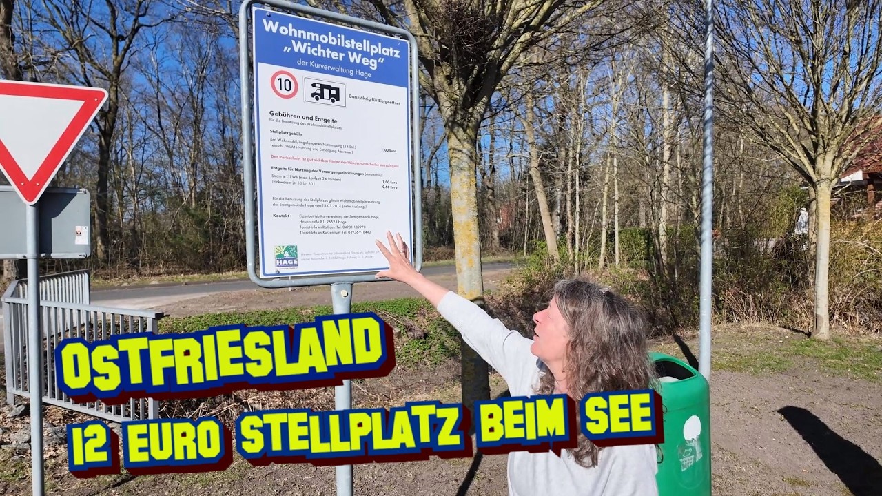 Der Wohnmobil Stellplatz nahe Norddeich / Norden Nordsee Ostfriesland