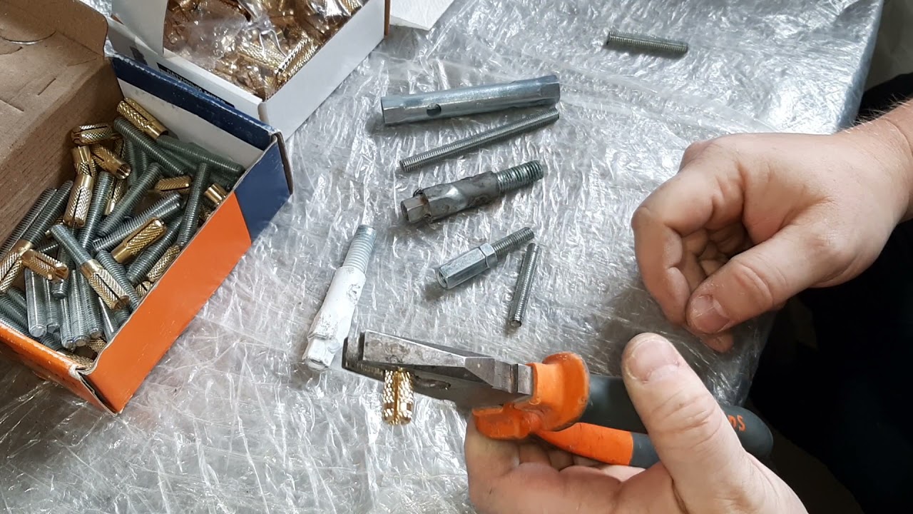 Шпильковерт-насадка М8 для монтажа лотка на латунный анкер. дешевле магазина и работает.