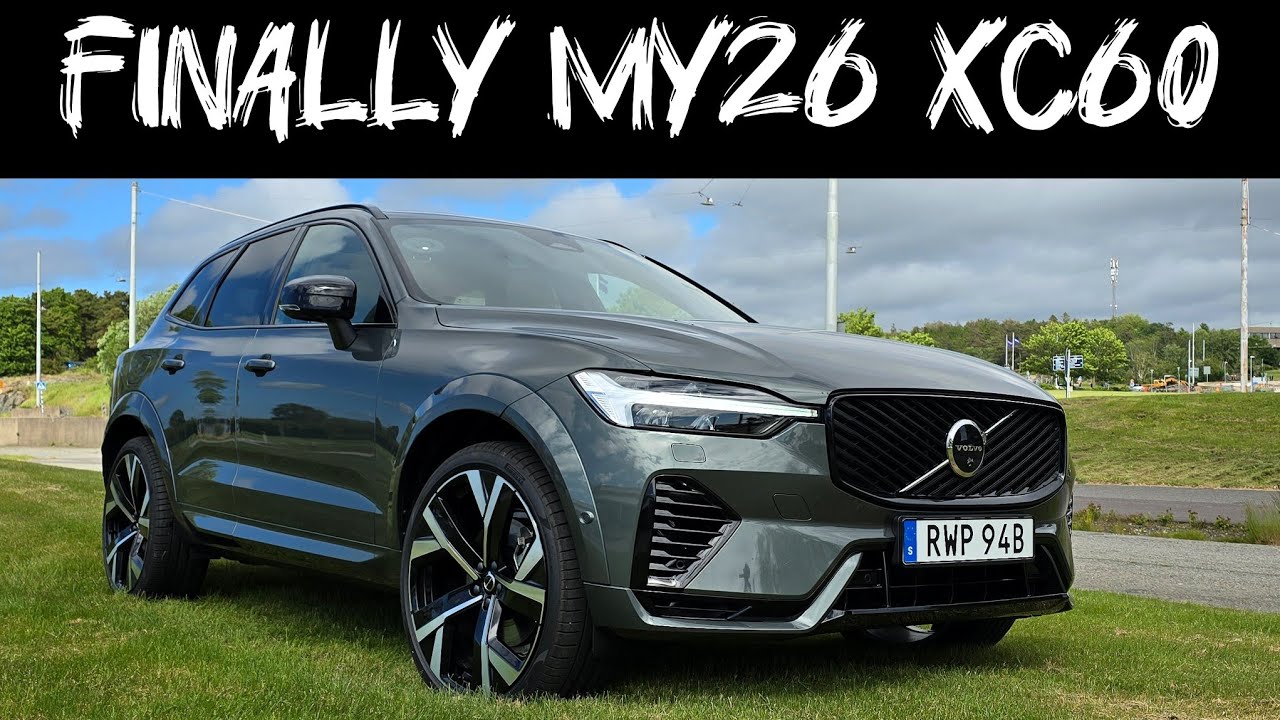 First glance at XC60 facelift 😍 Presentation and short drive