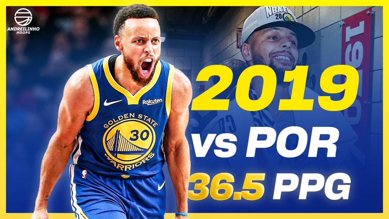 Stephen Curry Full Series Highlights vs Blazers ● 2019 WCF ● 36.5 PPG! ● 1080P 60 FPS