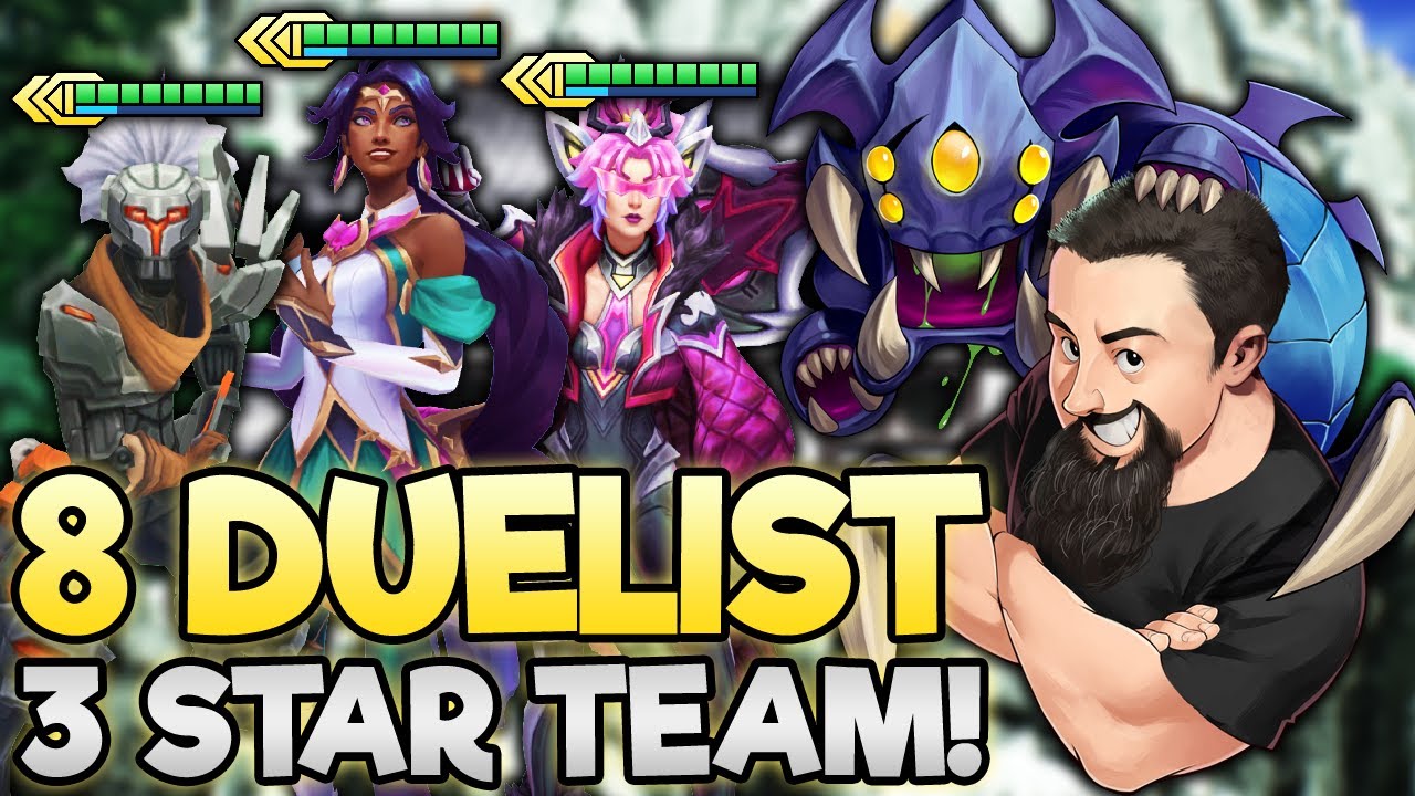 8 Duelist - The Tankiest Duelists You'll Ever See!! | TFT Glitched Out | Teamfight Tactics