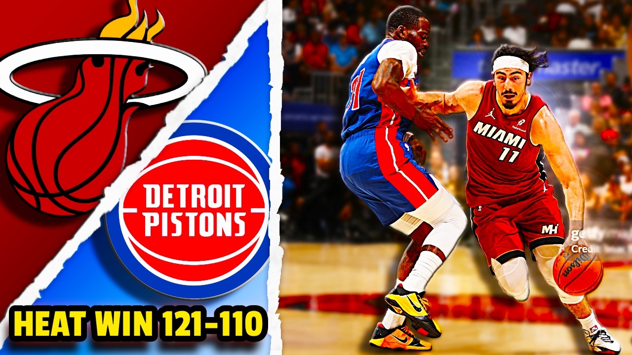 Miami Heat DOMINATE Pistons for 5th Straight Win | Miami Above the Play-In (For Now)