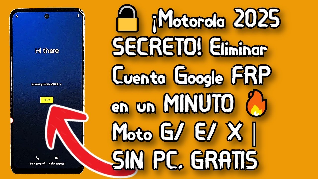 🔓 &iexcl;Motorola 2025 SECRETO! Elimina cuenta Google FRP en un MINUTO 🔥 Moto G/E/X | SIN PC, GRATIS