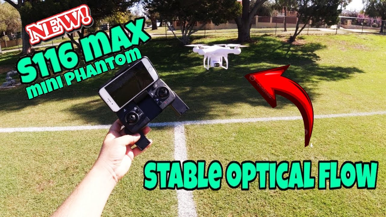 НОВЫЙ S116 MAX | Обзор недорогого бесколлекторного дрона «Mini Phantom»