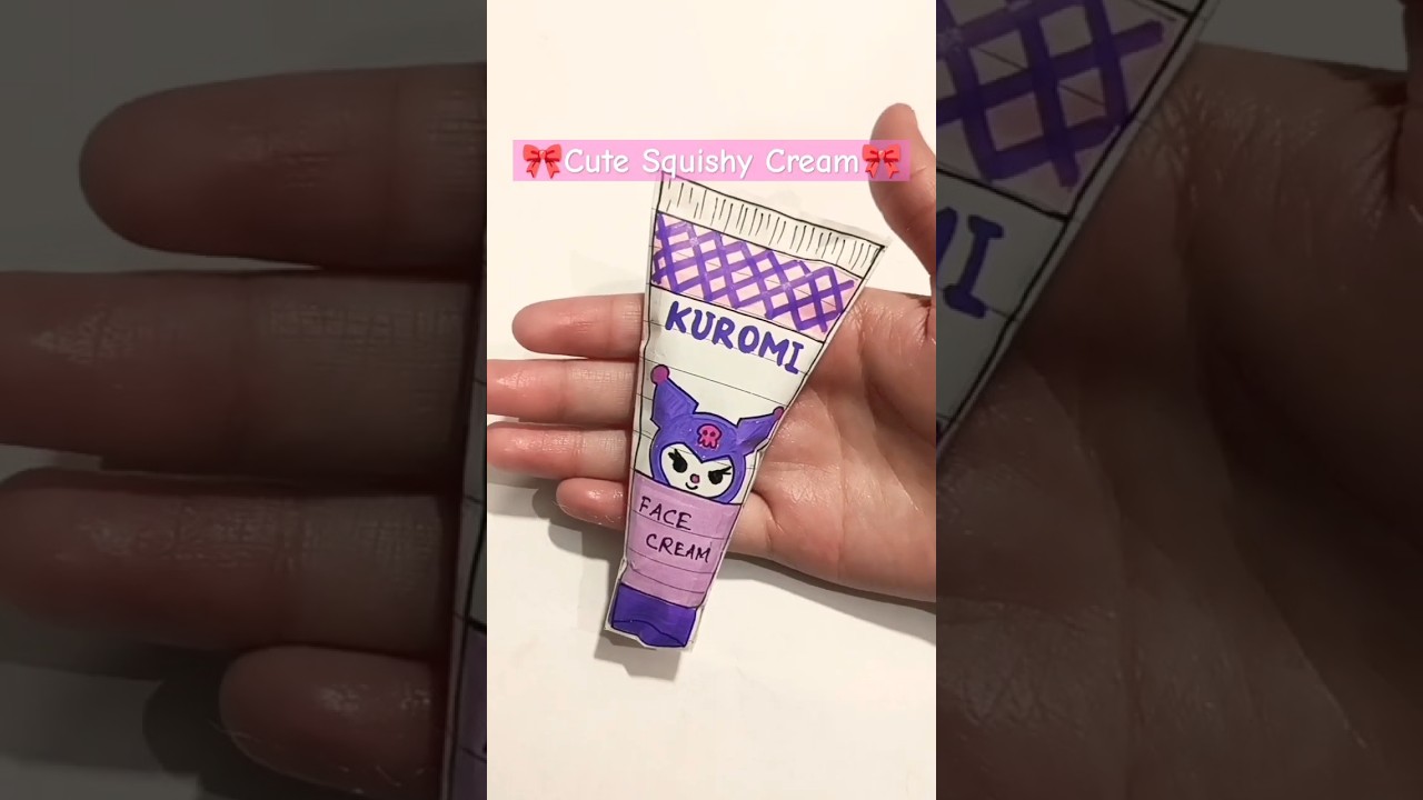 Paper squishy Cream 🎀 #shorts #diy #craft #crafts #diycrafts #cute #love #handmade #squishy #fyp