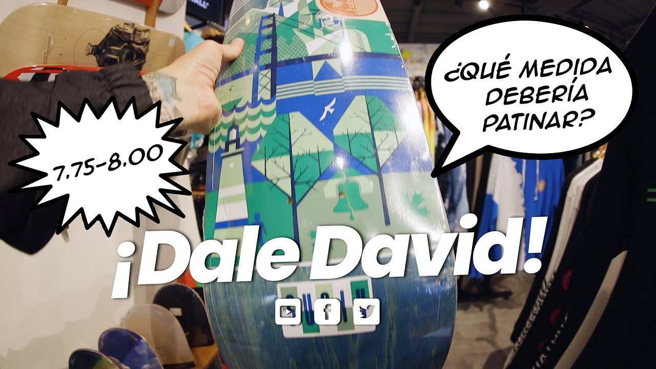 ¿Qué medida de skateboard debería usar? (7.75, 8.00, 8.25)