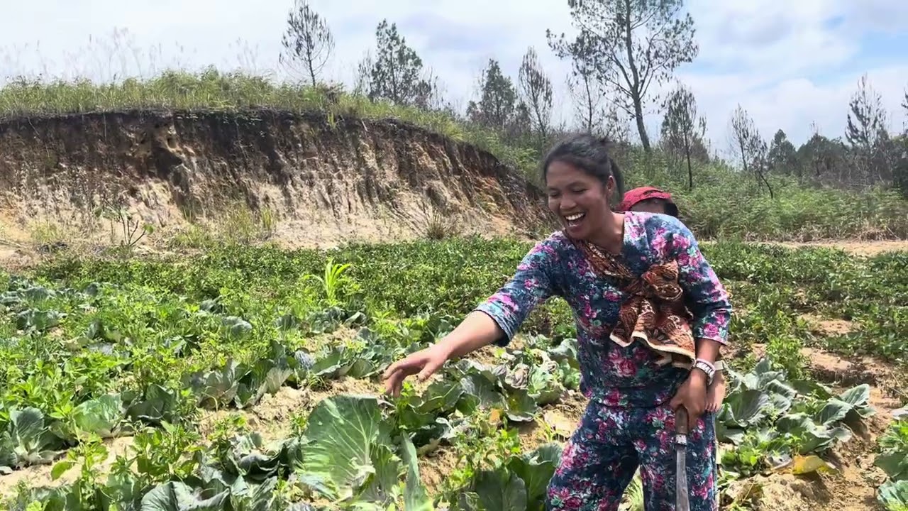 DARI JAKARTA QUEEN DIGENDONG BOU KE LADANG